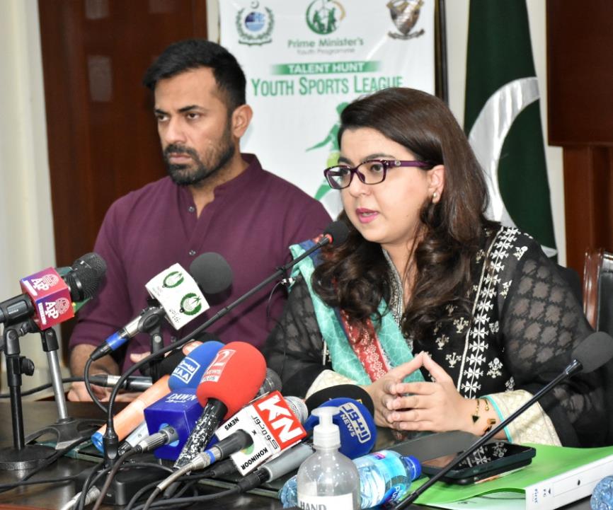 The Special Assistant to the Prime Minister on Youth Affairs, Ms. Shaza Fatima Khawaja  held a press conference on the launch of "Prime Minister's Talent Hunt Football Trials". Under the Prime Minister Youth Program, football talent hunt is happening across Pakistan in 25-30 regions.
